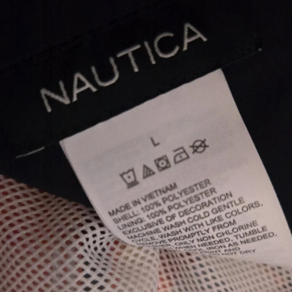 NAUTICA Plaid Swim Trunks L